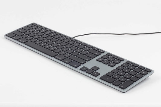 MATIAS - RGB BACKLIT WIRED ALUM KEYBOARD MAC PT (SPACE GREY)