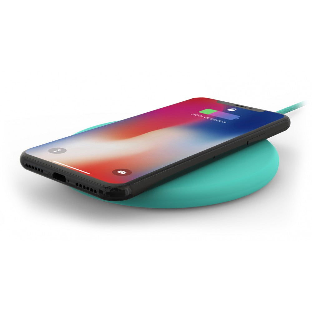 PHILO - QI WIRELESS CHARGING PAD (LIGHT BLUE)