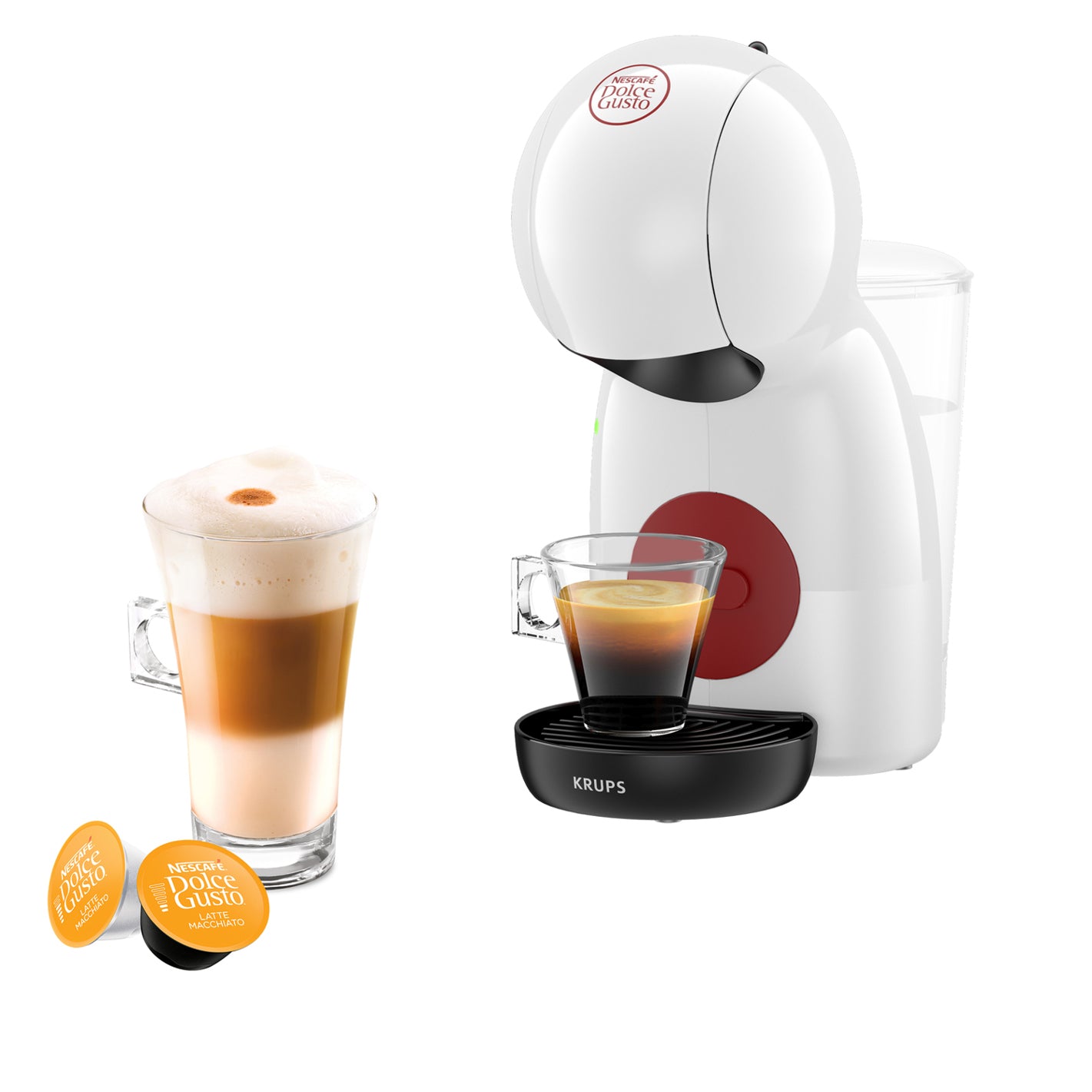 KRUPS - MÁQUINA CAFÉ PICCOLO XS BRANCA KP1A31P