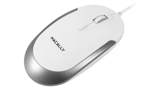 MACALLY - RATO DYNAMOUSE USB-C (WHITE)