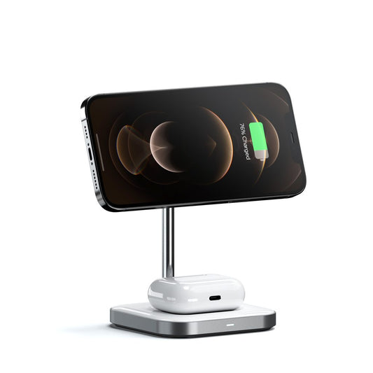 SATECHI - 2-IN-1 MAGNETIC WIRELESS CHARGING STAND
