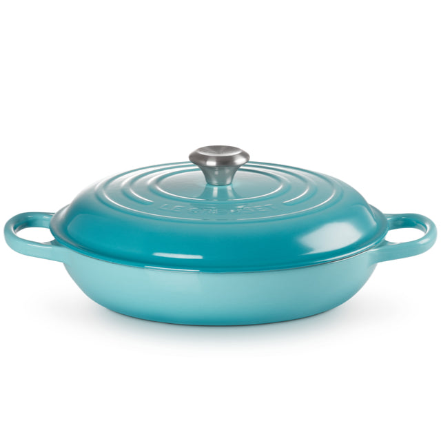 LE CREUSET - CAÇAROLA BAIXA EVOL. 30. CARIBE 21180301702430