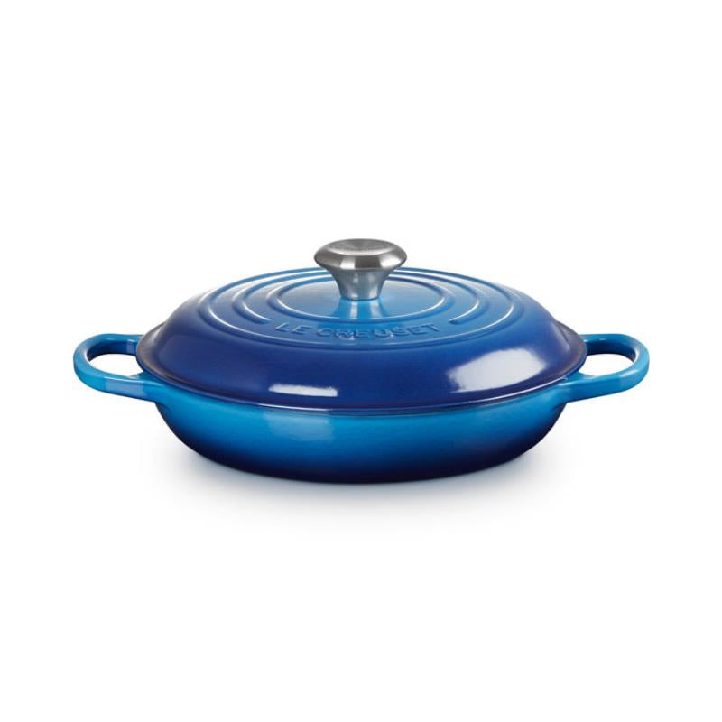 LE CREUSET - CAÇAROLA BAIXA 26 AZURE 21180262202430
