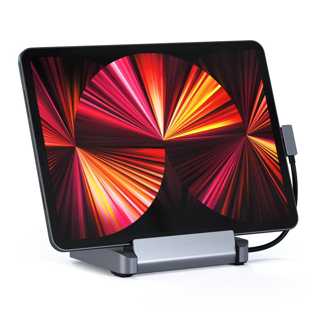 SATECHI - ALUMINUM STAND & HUB FOR IPAD PRO (SPACE GREY)
