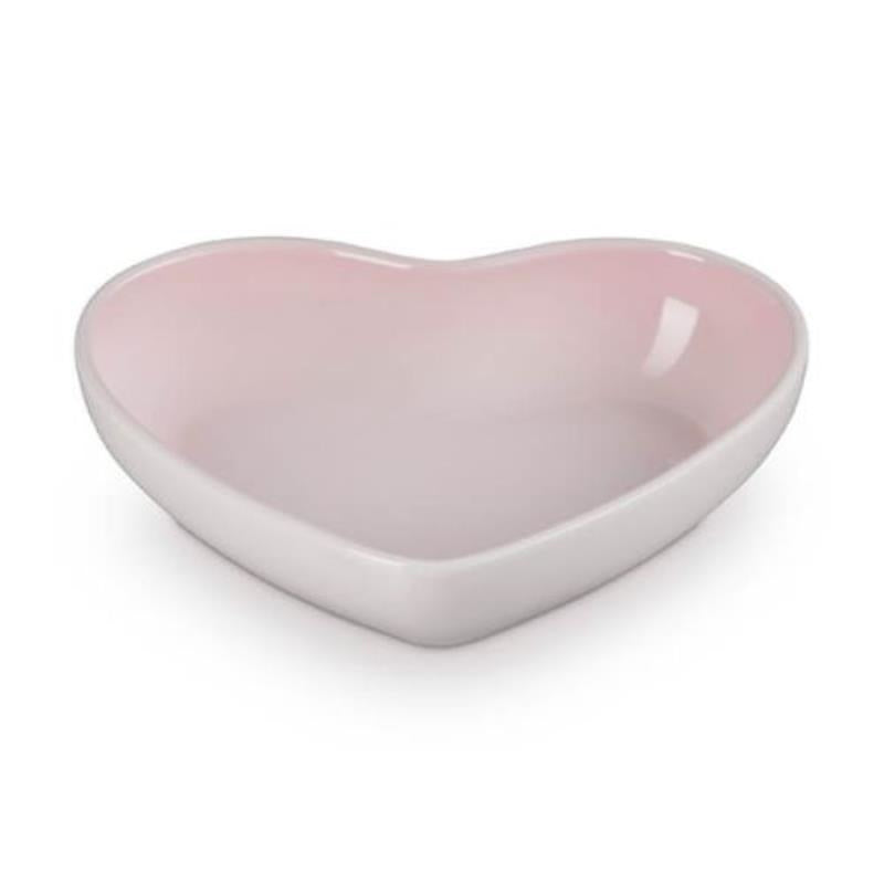 LE CREUSET - TIGELA CORAÇÃO 20CM SHELL PINK 80172657770099