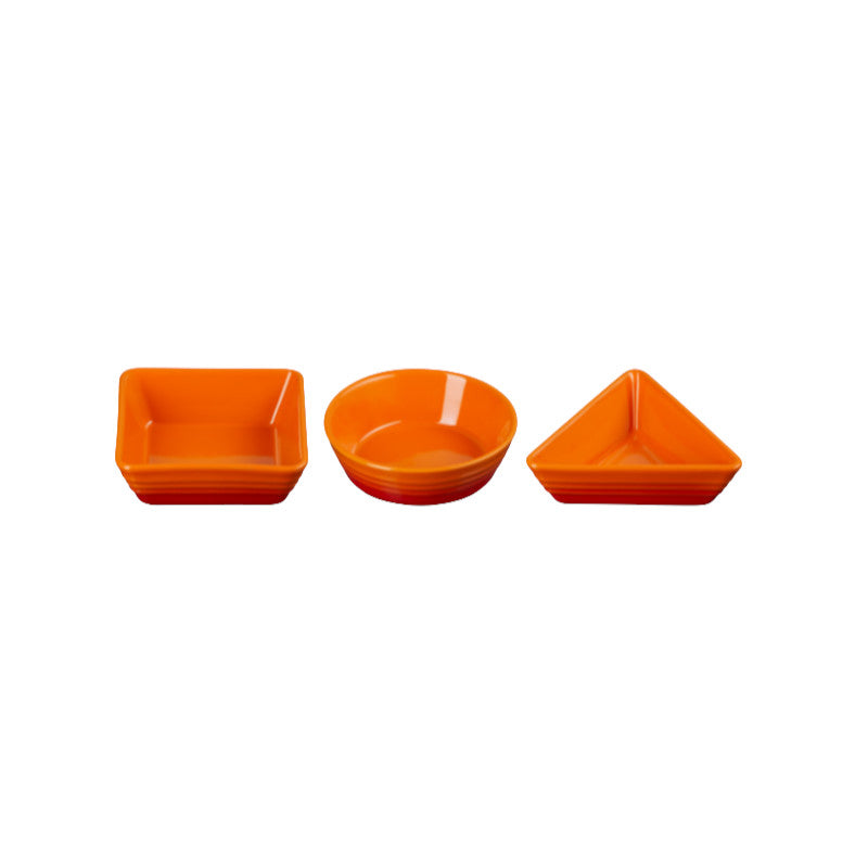 LE CREUSET - SET 3 PRATOS PEQ. VULCANICO 79181000900000