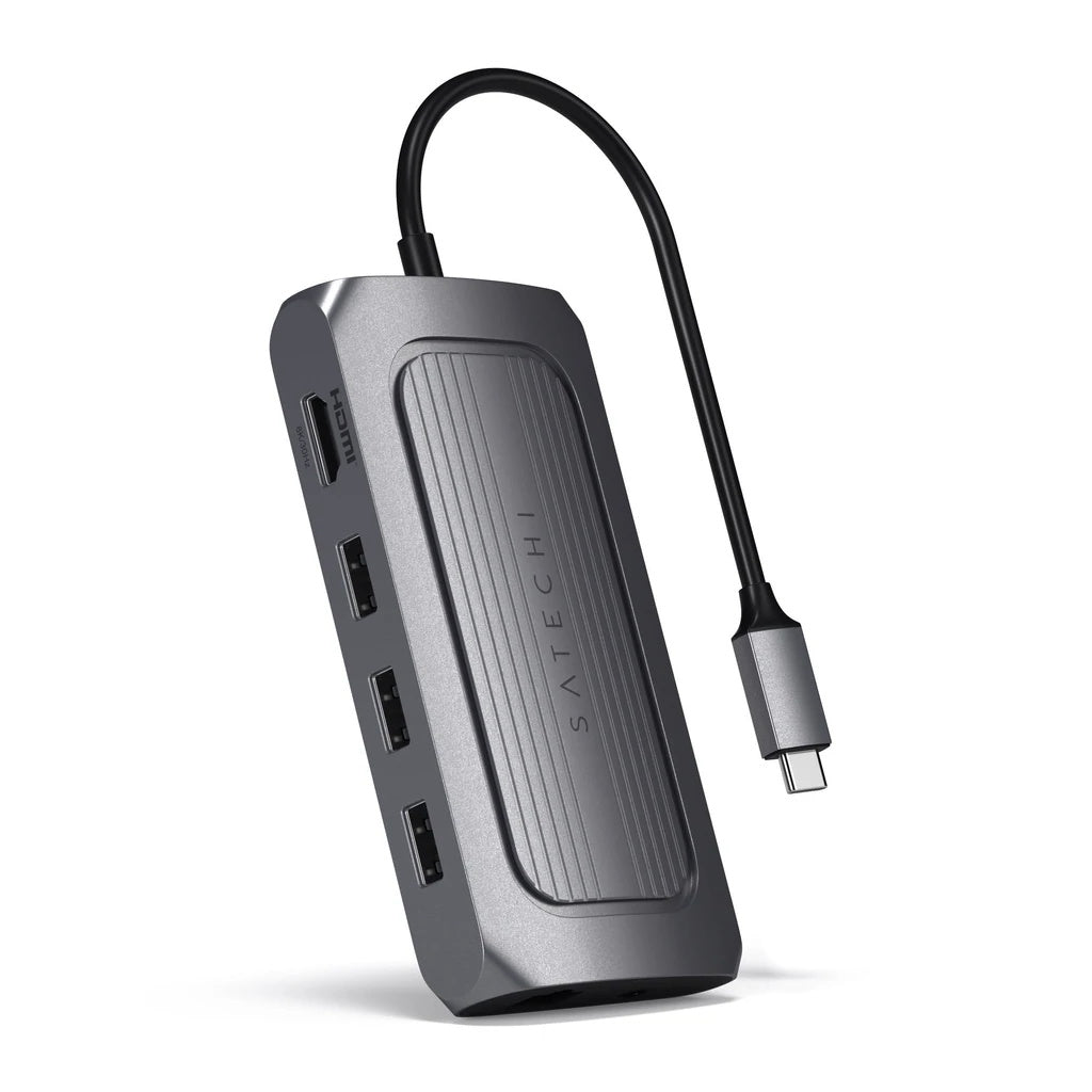 SATECHI - USB4 MULTIPORT ADAPTER WITH 8K HDMI (SPACE GREY)