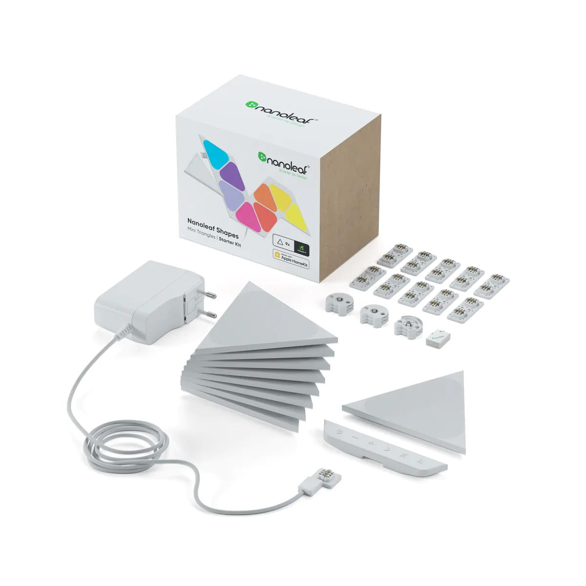 NANOLEAF - SHAPES TRIANGLES MINI KIT (STARTER+9)