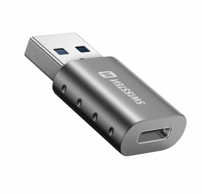 SWISSTEN - ADAPTER USB-A(M) TO USB-C(F)