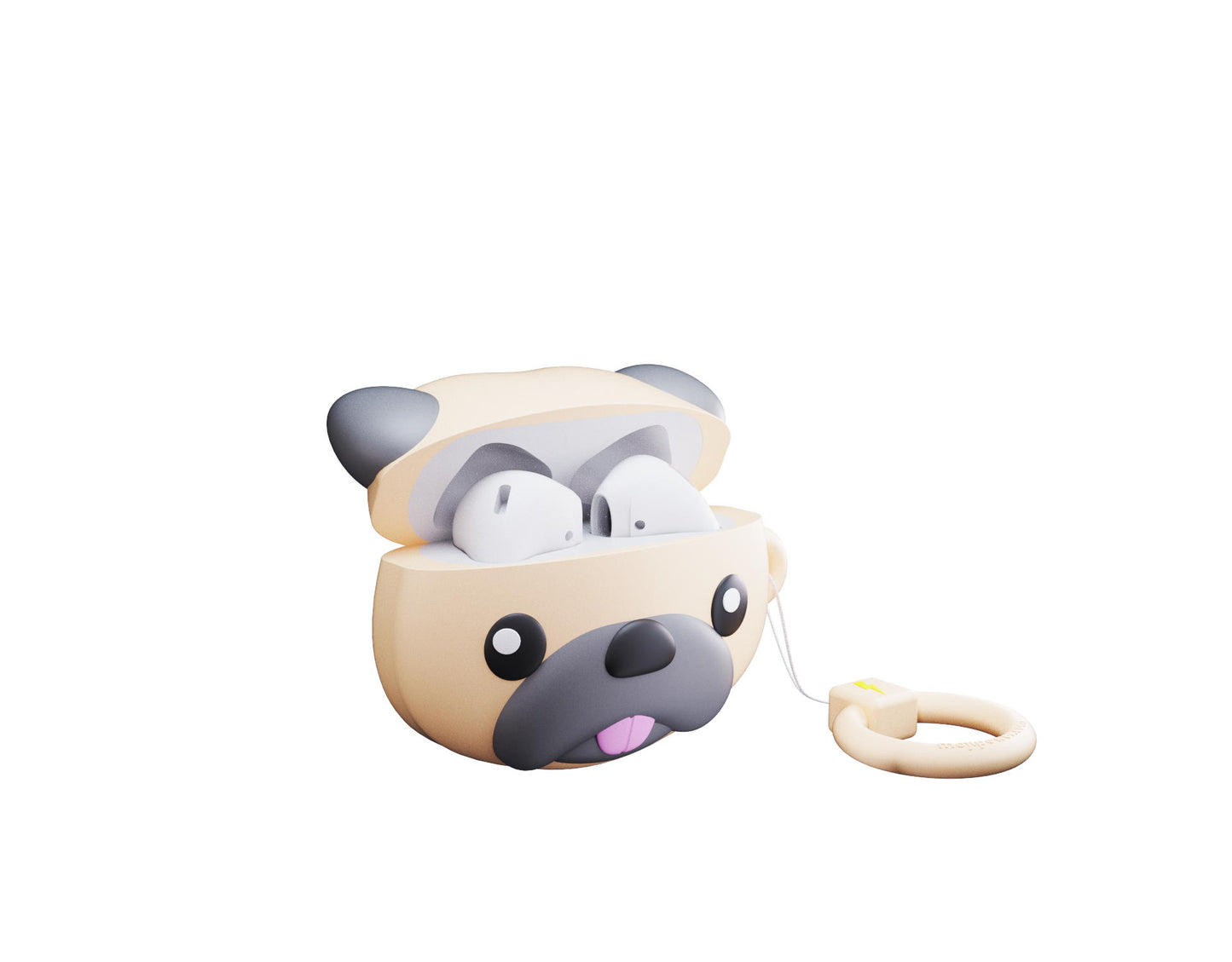 MOJIPOWER - BOLSA PARA AIRPODS 3 (PUG)