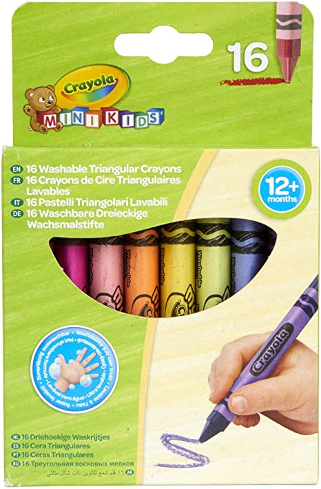 CRAYOLA - MINI KIDS LÁPIS DE CERA (16X)
