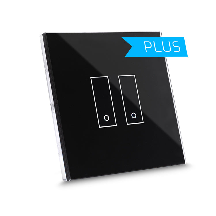 IOTTY - INTERRUPTOR SMART SWITCH 2X (BLACK)