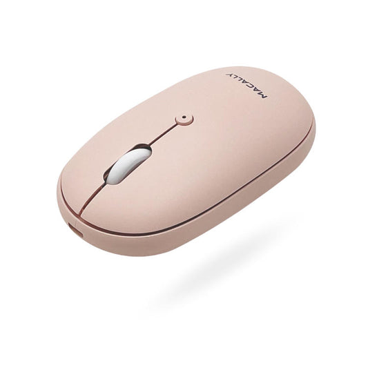 MACALLY - RECHARGEABLE BLUETOOTH MOUSE (PINK)