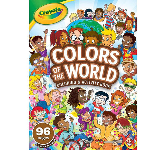 CRAYOLA - FOLHAS DE COLORIR COLOURS OF THE WORLD