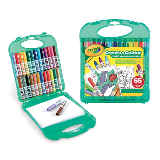 CRAYOLA - MALA CREATE & COLOUR PONTA MAXI 65X