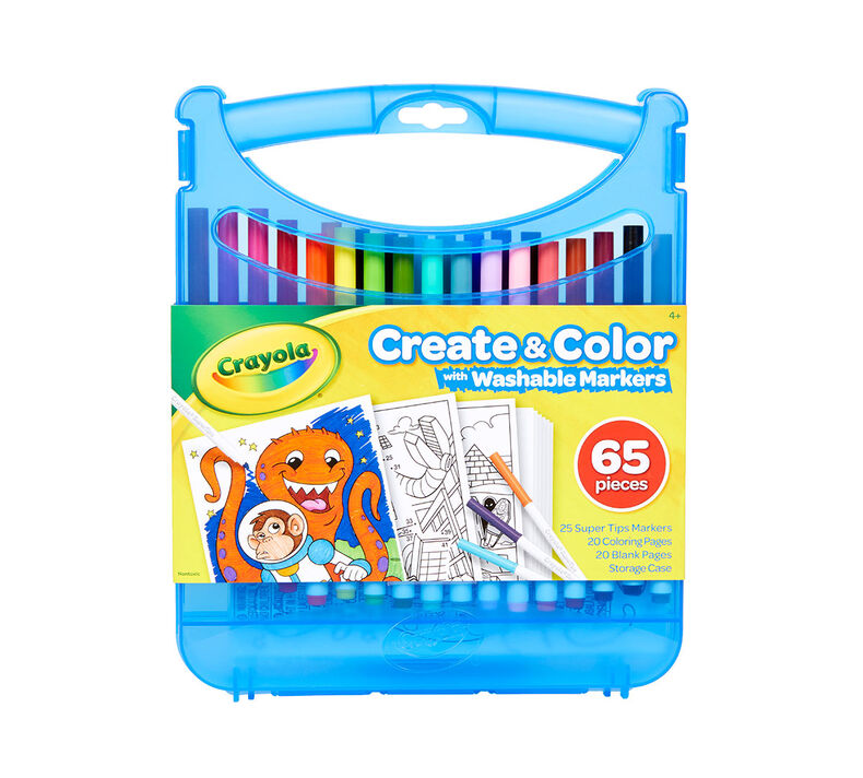 CRAYOLA - MALA CREATE & COLOUR SUPER PONTA 65X