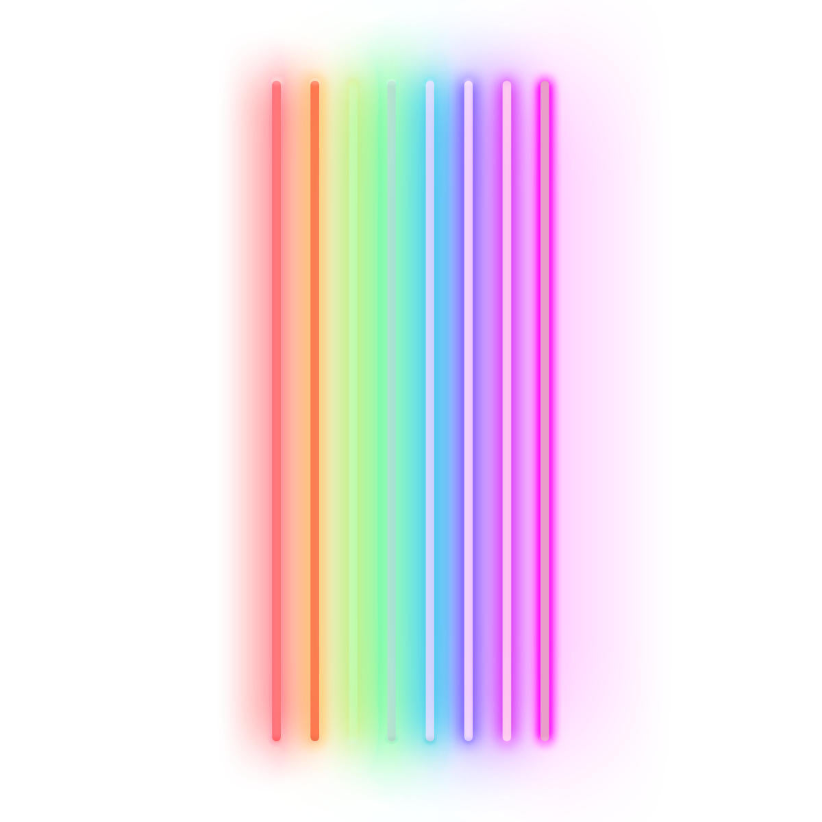 CANDY SHOCK - LED SIGN 40 RAINBOW