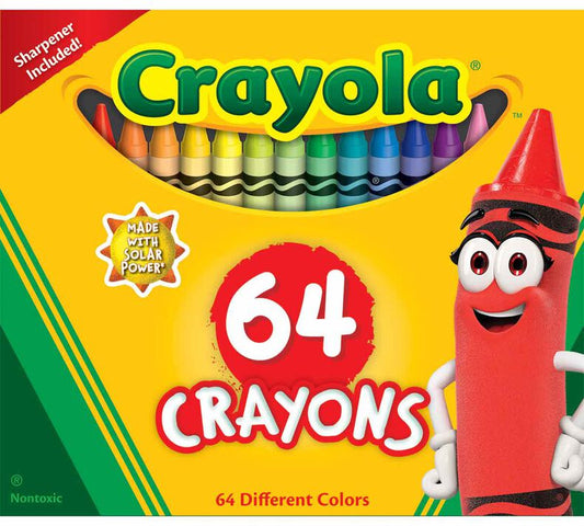 CRAYOLA - CRAYONS LÁPIS DE CERA 64X