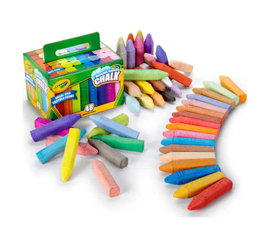 CRAYOLA - WASHABLE OUTDOOR CHALK GIZ 48X