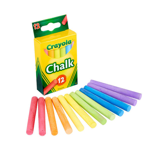CRAYOLA - CHALK GIZ COLORIDO 12X