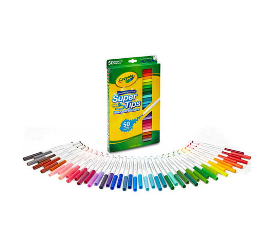 CRAYOLA - SUPER TIPS (50X)