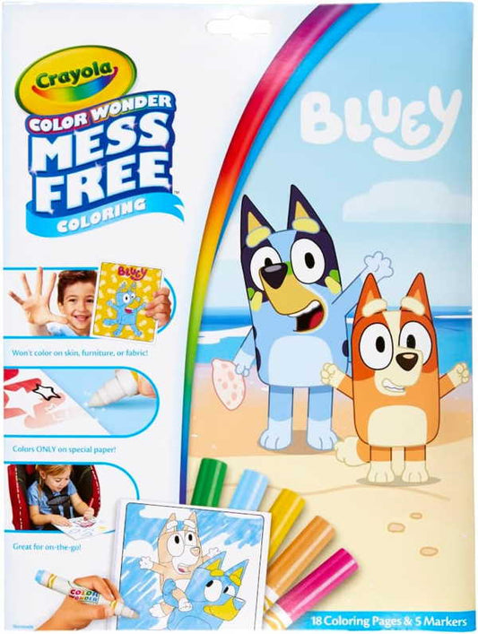 CRAYOLA - COLOR WONDER BLUEY