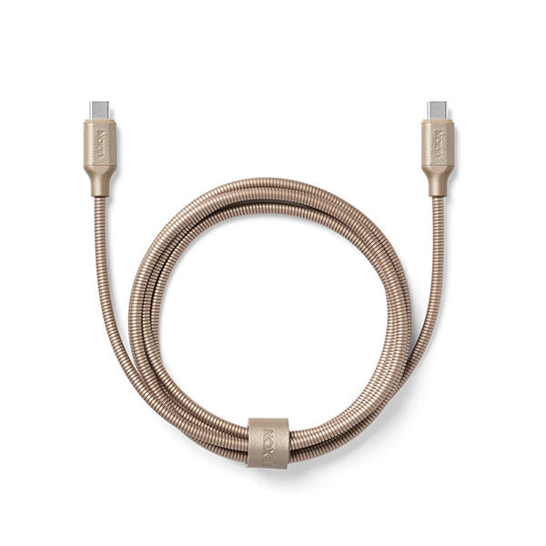 LEXON - CABO METÁLICO USB-C METALI-C (SOFT GOLD)