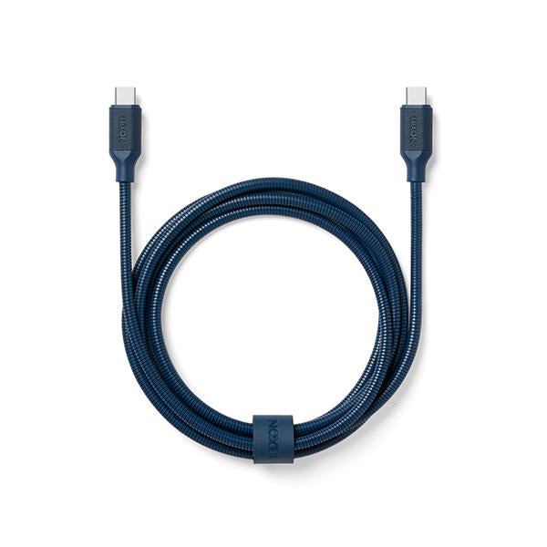 LEXON - CABO METÁLICO USB-C METALI-C (DARK BLUE)