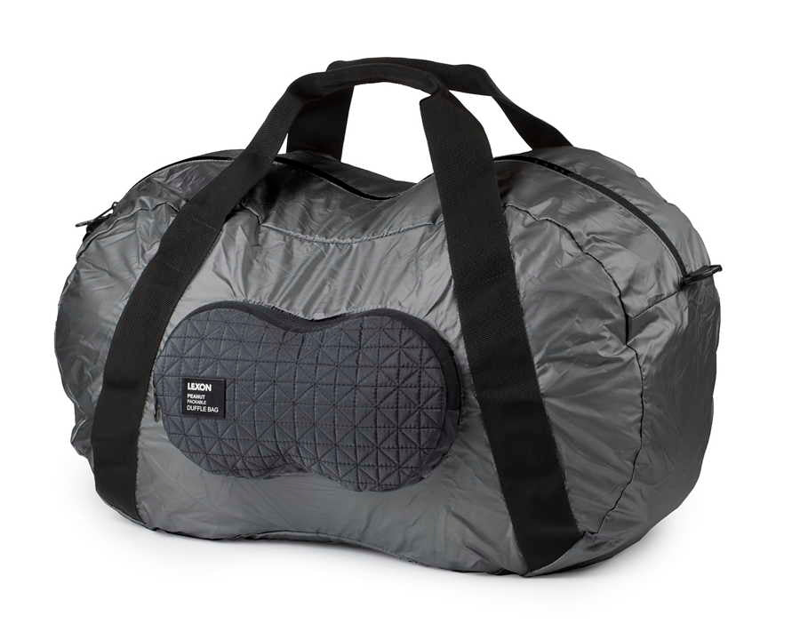LEXON - SACO PEANUT DUFFLE BAG (GUN METAL)