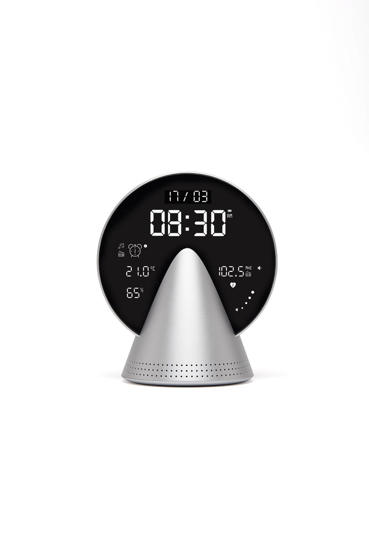 LEXON - DESPERTADOR CONIC CLOCK (GLACIER ALU)