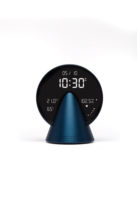 LEXON - DESPERTADOR CONIC CLOCK (LAPIS BLUE)