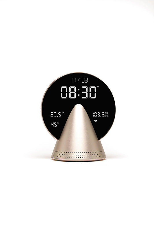 LEXON - DESPERTADOR CONIC CLOCK (GOLDEN HONEY)