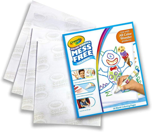 CRAYOLA - COLOR WONDER FOLHAS PARA COLORIR 30X