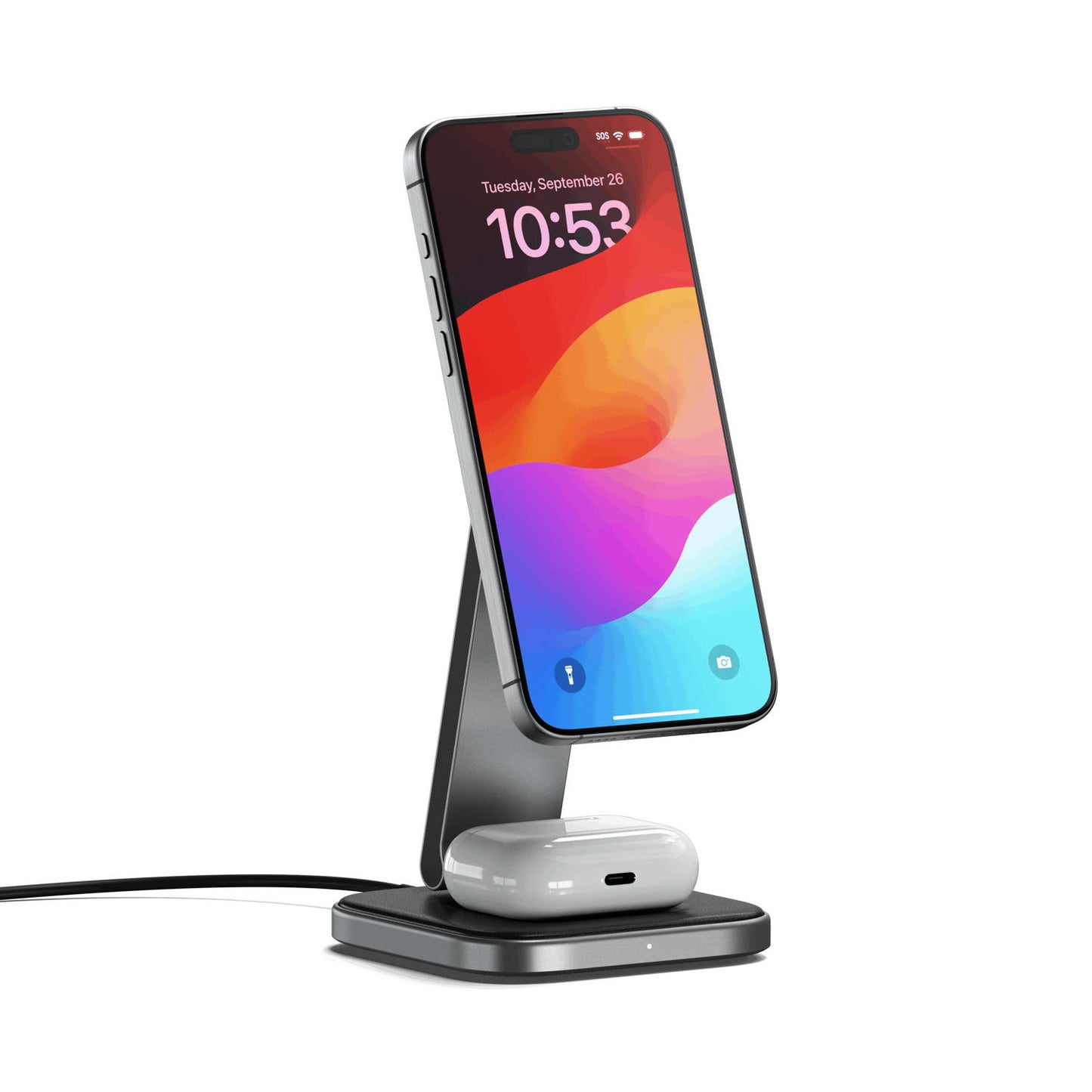 SATECHI - 2-IN-1 FOLDABLE QI2 WIRELESS CHARGING STAND