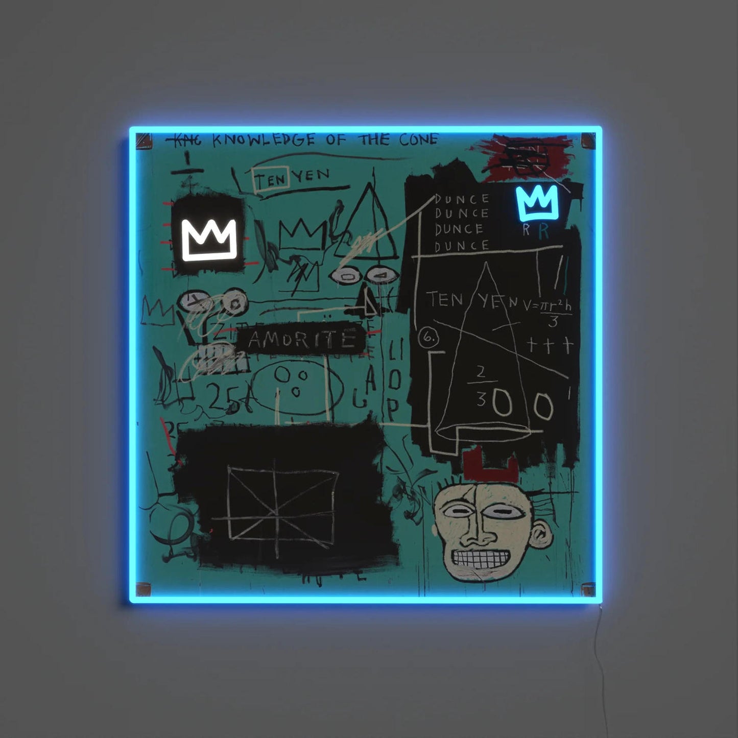 YELLOWPOP - JEAN BASQUIAT EQUALS PI