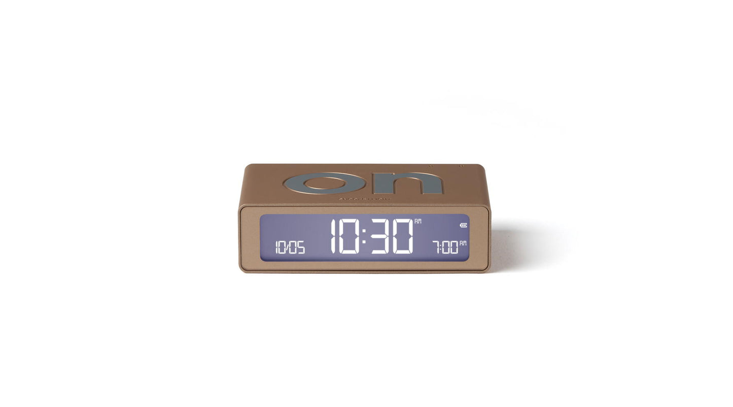 LEXON - DESPERTADOR FLIP MINI (SOFT GOLD)