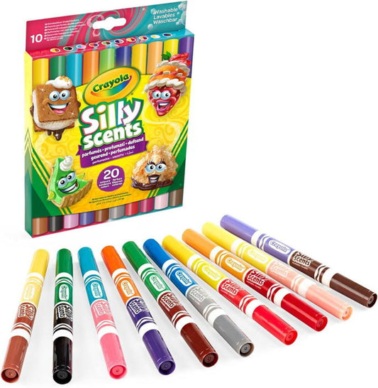 CRAYOLA - SILLYSCENTS 10X MARCADORES DUPLA-PONTA