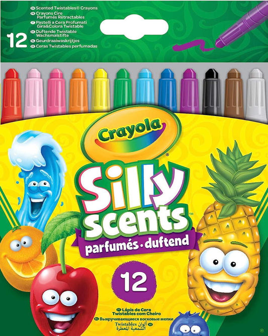 CRAYOLA - SILLYSCENTS 12X LÁPIS DE CERA TWIST
