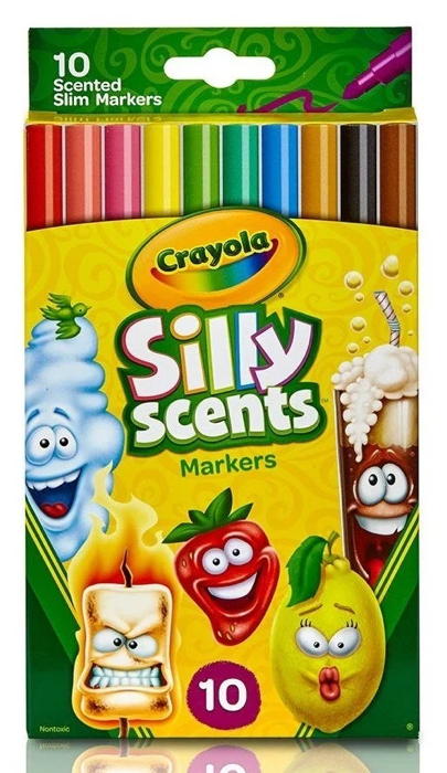 CRAYOLA - SILLYSCENTS 10X MARCADORES PONTA MÉDIA