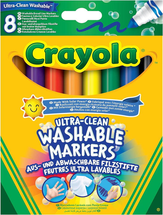 CRAYOLA - WASHABLE MARKERS MAXI PUNTA