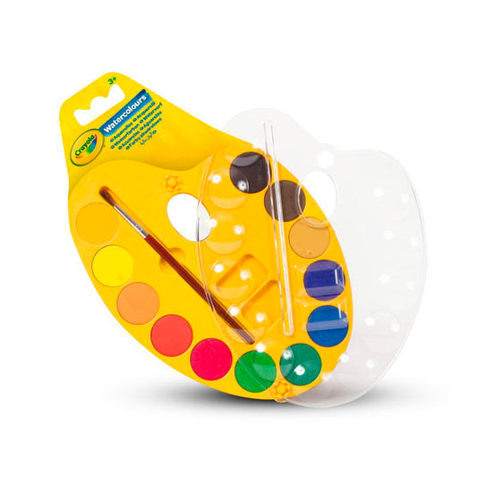 CRAYOLA - PALETA COM 12X AGUARELAS E PINCEL
