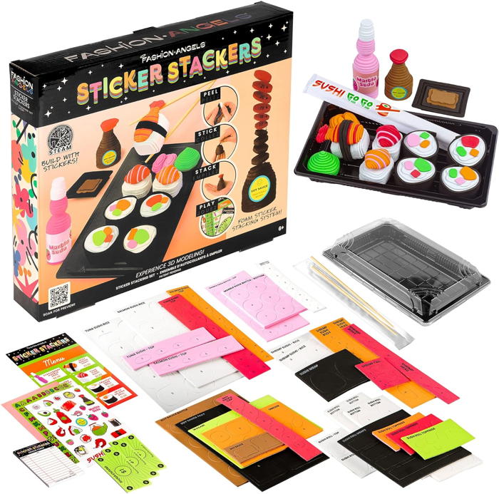 CRAYOLA - STACKERS STICKER 3D SET (SUSHI)