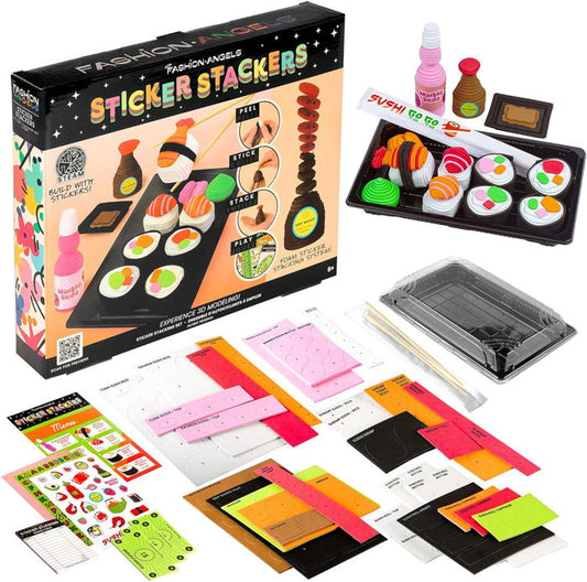 CRAYOLA - STACKERS STICKER 3D SET (SUSHI)