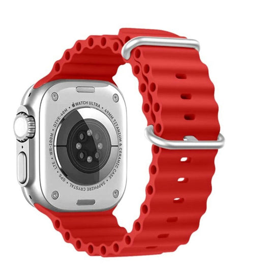 SWISSTEN - WAVE BAND FOR APPLE WATCH 42-49MM (RED)