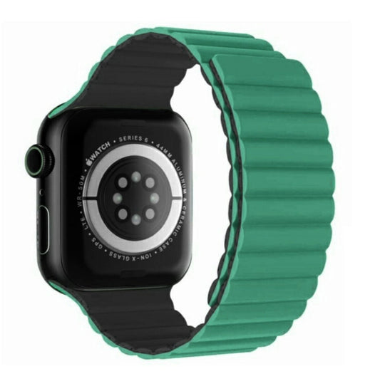 SWISSTEN - WAVE MAGNETIC APPLE WATCH 42-49MM (GREEN/GREY)