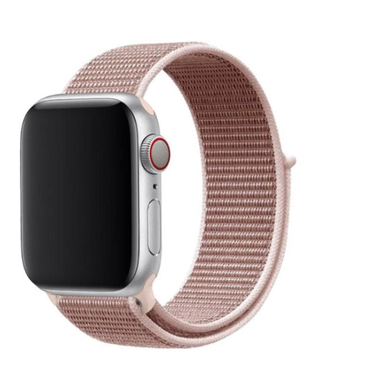 SWISSTEN - NYLON VELCRO APPLE WATCH 42-49MM (ROSE GOLD)