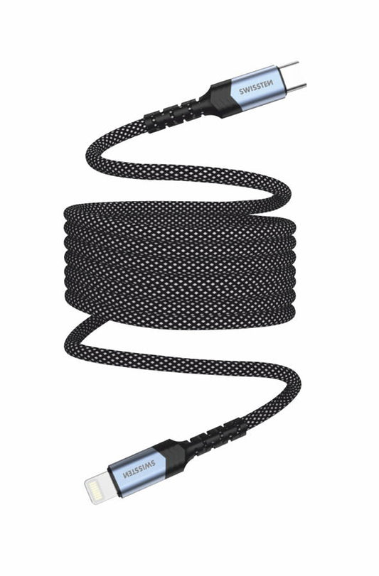 SWISSTEN - MAGNETIC CABLE USB-C TO LIGHTNING (1M)