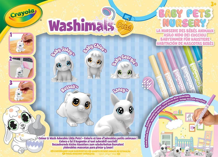 CRAYOLA - WASHIMALS PETS BABY NURSERY