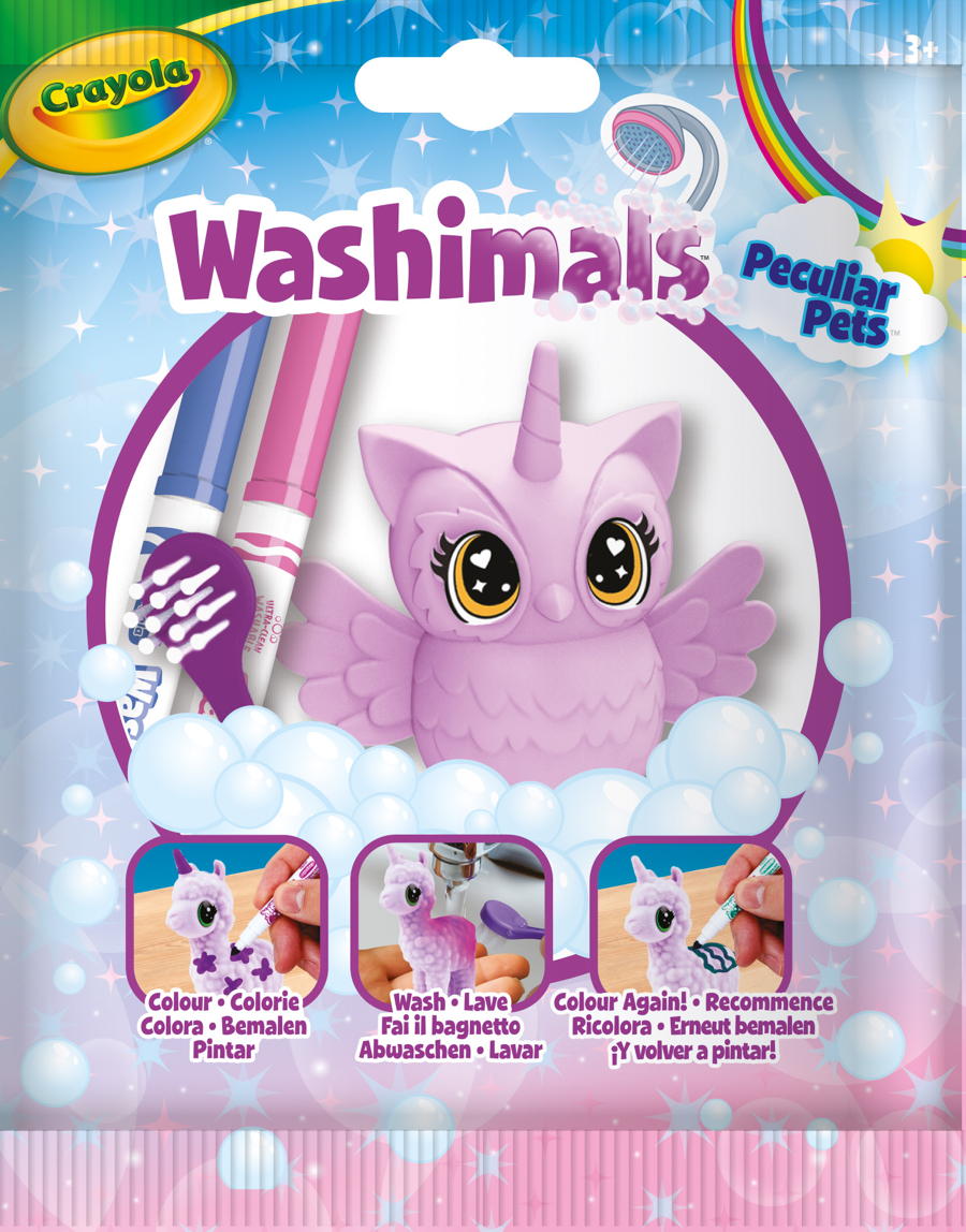 CRAYOLA - WASHIMALS PETS PECULIAR PASTEL 6X
