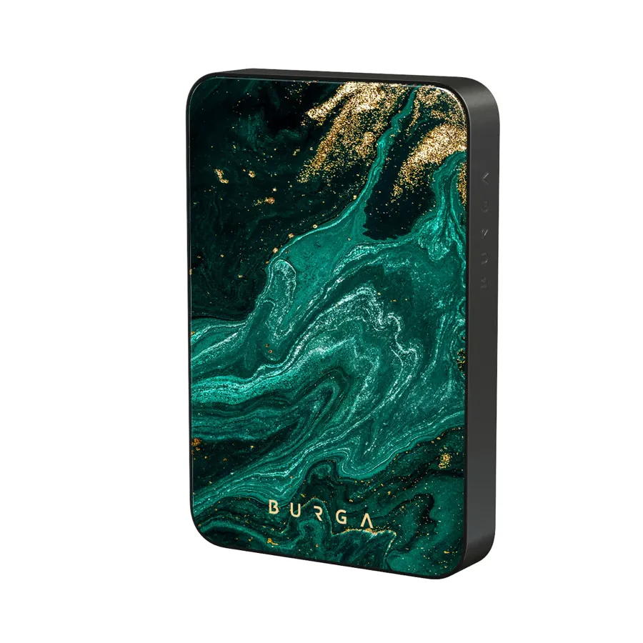 BURGA - MAGSAFE POWERBANK 5000 MAH (EMERALD/GUNMETAL)